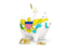 Virgin Islands of the United States. Piggy bank. Download icon.