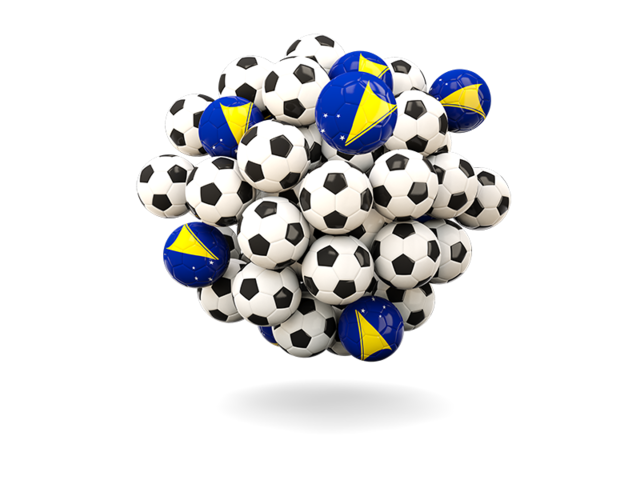 Pile of footballs. Download flag icon of Tokelau at PNG format