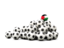 Palestinian territories. Pile of soccer balls. Download icon.