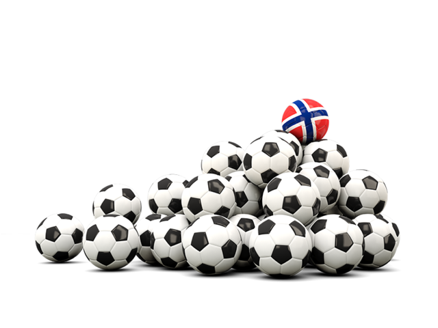 Pile of soccer balls. Download flag icon of Svalbard and Jan Mayen at PNG format