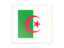 Algeria. Postage stamp icon. Download icon.