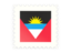 Antigua and Barbuda. Postage stamp icon. Download icon.