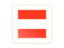 Austria. Postage stamp icon. Download icon.