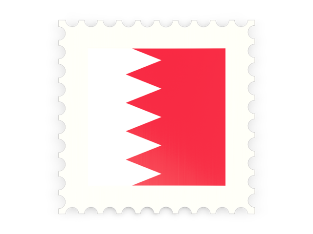 Postage stamp icon. Download flag icon of Bahrain at PNG format