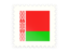 Belarus. Postage stamp icon. Download icon.