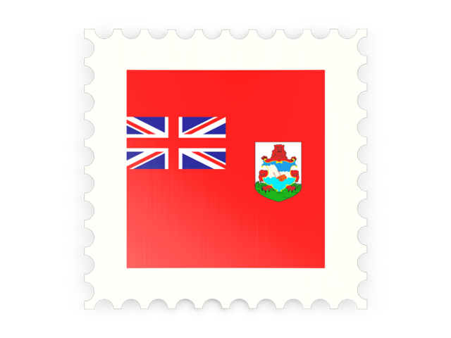 Postage stamp icon. Download flag icon of Bermuda at PNG format