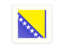 Bosnia and Herzegovina. Postage stamp icon. Download icon.