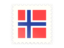 Bouvet Island. Postage stamp icon. Download icon.