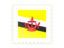Brunei. Postage stamp icon. Download icon.