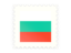 Bulgaria. Postage stamp icon. Download icon.