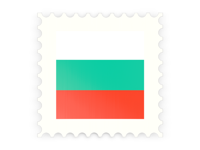 Postage stamp icon. Download flag icon of Bulgaria at PNG format