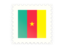 Cameroon. Postage stamp icon. Download icon.