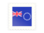 Cook Islands. Postage stamp icon. Download icon.