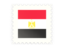 Egypt. Postage stamp icon. Download icon.