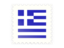 Greece. Postage stamp icon. Download icon.