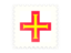 Guernsey. Postage stamp icon. Download icon.