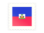 Haiti. Postage stamp icon. Download icon.