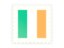 Ireland. Postage stamp icon. Download icon.