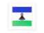 Lesotho. Postage stamp icon. Download icon.