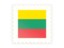 Lithuania. Postage stamp icon. Download icon.