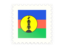 New Caledonia. Postage stamp icon. Download icon.