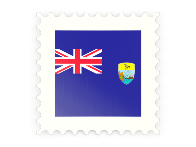 Postage stamp icon. Download flag icon of Saint Helena at PNG format