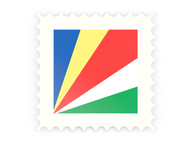 Postage stamp icon. Download flag icon of Seychelles at PNG format