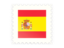 Spain. Postage stamp icon. Download icon.