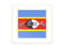 Swaziland. Postage stamp icon. Download icon.