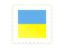 Ukraine. Postage stamp icon. Download icon.