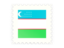 Uzbekistan. Postage stamp icon. Download icon.