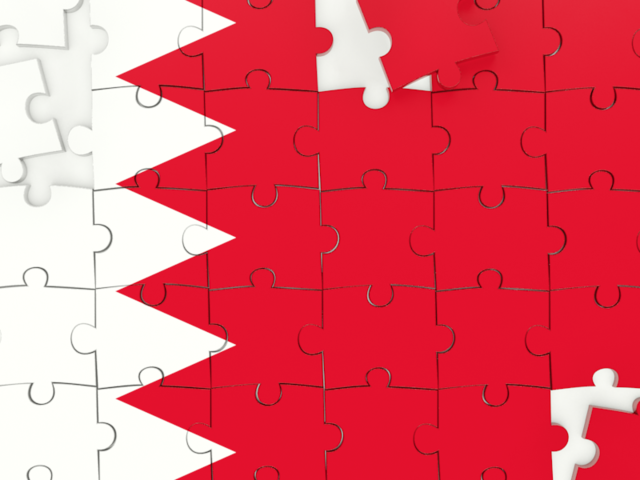 Puzzle. Download flag icon of Bahrain at PNG format