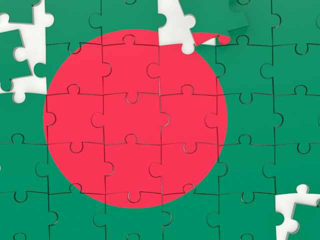 Puzzle. Download flag icon of Bangladesh at PNG format