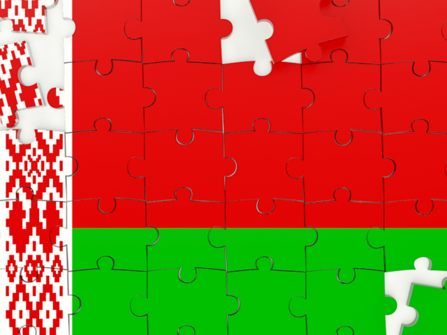 Puzzle. Download flag icon of Belarus at PNG format