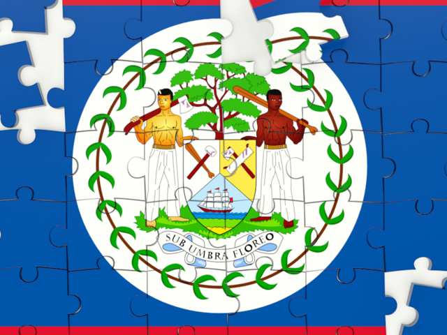 Puzzle. Download flag icon of Belize at PNG format