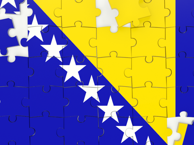 Puzzle. Download flag icon of Bosnia and Herzegovina at PNG format