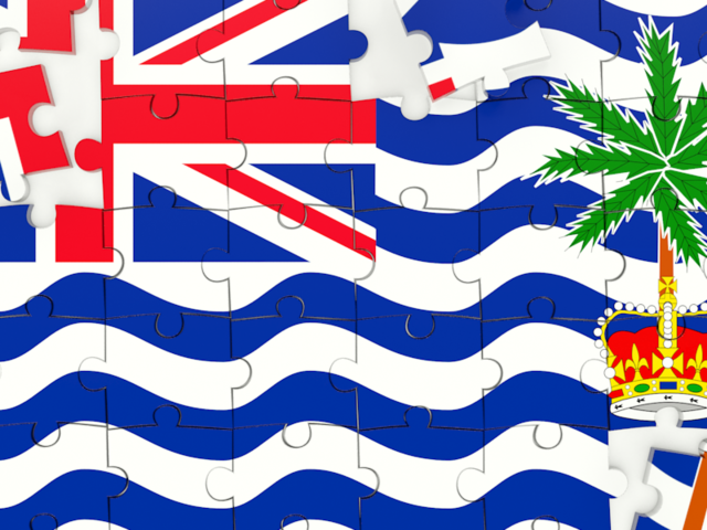 Пазл. Скачать флаг. Британская территория в Индийском океане