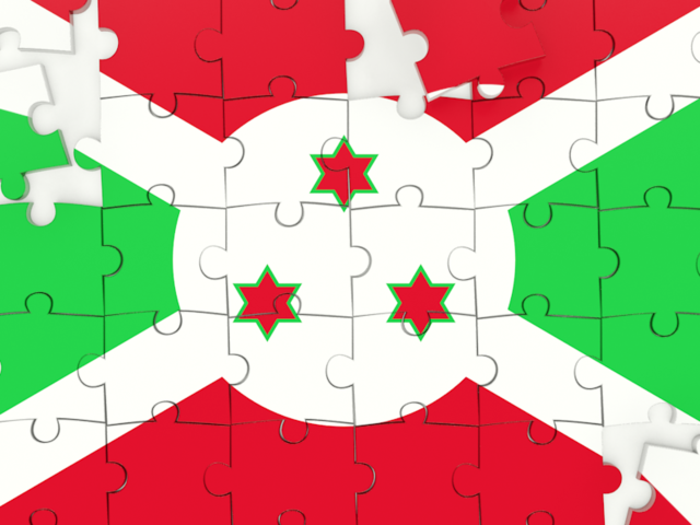 Puzzle. Download flag icon of Burundi at PNG format