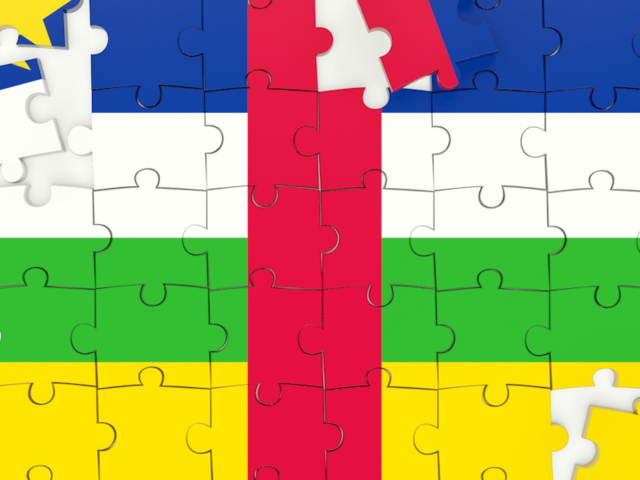 Puzzle. Download flag icon of Central African Republic at PNG format