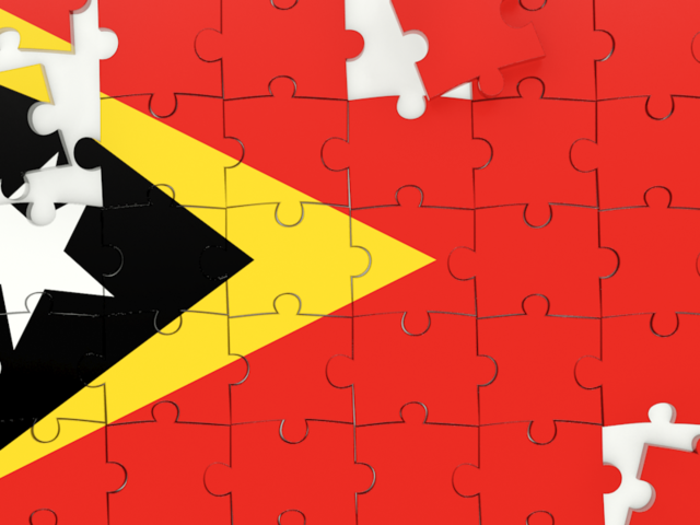 Puzzle. Download flag icon of East Timor at PNG format