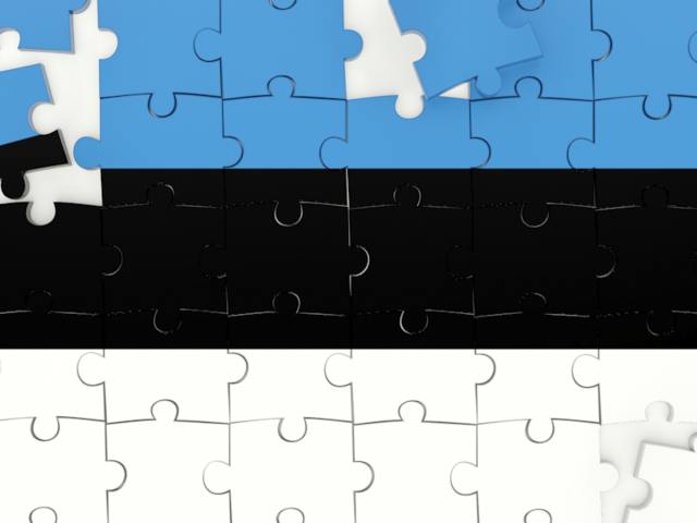 Puzzle. Download flag icon of Estonia at PNG format