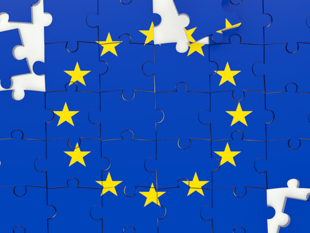 Puzzle. Download flag icon of European Union at PNG format
