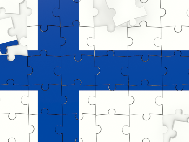 Puzzle. Download flag icon of Finland at PNG format