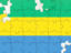 Gabon. Puzzle. Download icon.