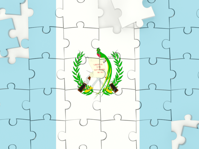 Puzzle. Download flag icon of Guatemala at PNG format