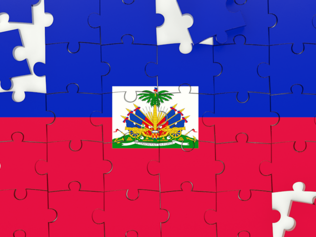 Puzzle. Download flag icon of Haiti at PNG format