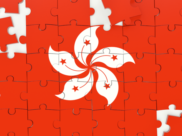Puzzle. Download flag icon of Hong Kong at PNG format