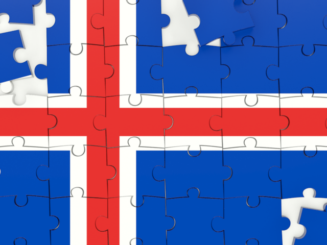 Puzzle. Download flag icon of Iceland at PNG format