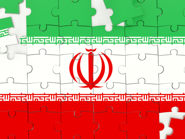 Puzzle. Download flag icon of Iran at PNG format