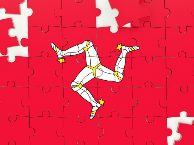 Puzzle. Download flag icon of Isle of Man at PNG format